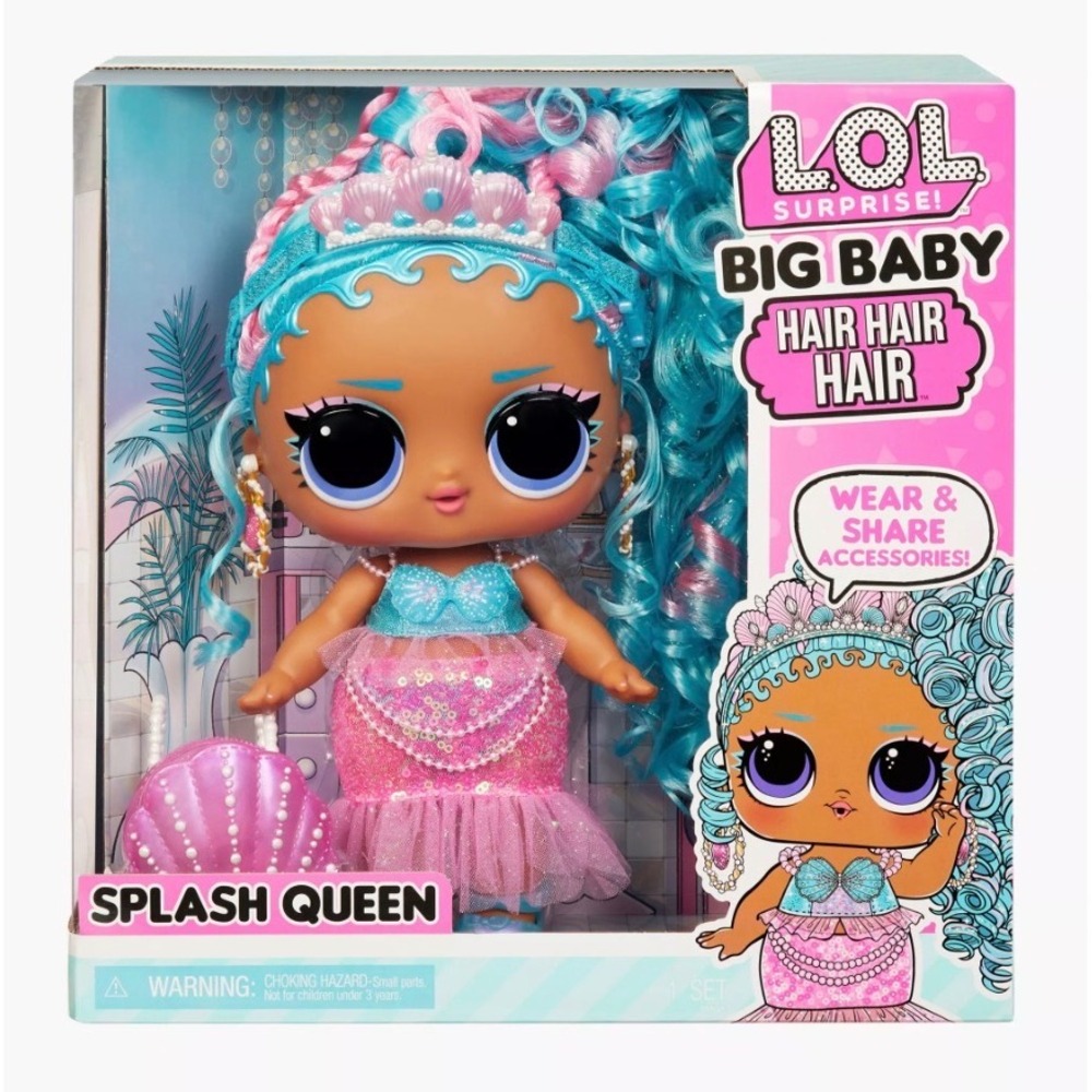 LOL Surprise Big Baby Hair SPLASH QUEEN